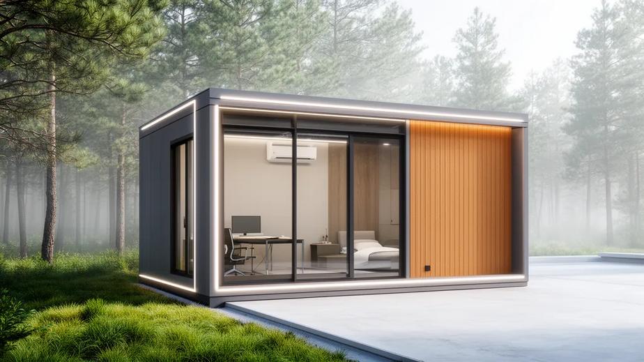 Hình ảnh minh hoạ thiết kế đa năng giải đáp thắc mắc VinBoxHome 18m² phù hợp với nhu cầu nào trong thực tế từ homestay nghỉ dưỡng đến văn phòng công trường.